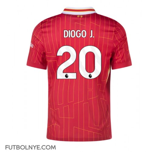 Camiseta Liverpool Diogo Jota #20 Primera Equipación 2024-25 manga corta